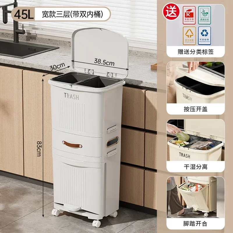 poubelle de cuisine tri selectif