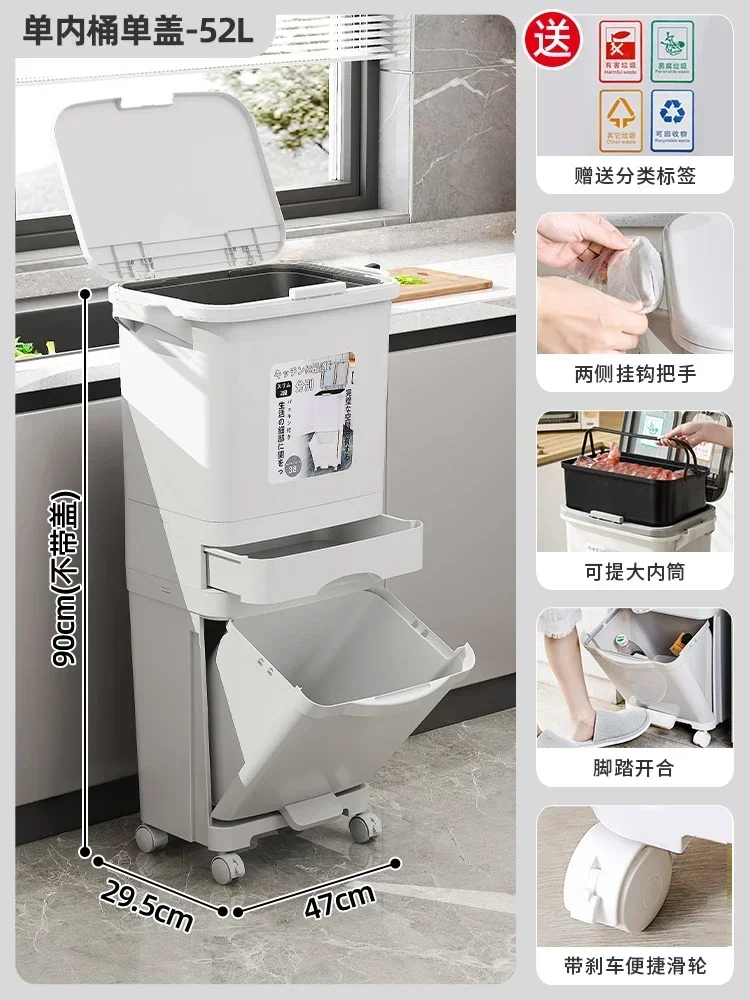 poubelles de cuisine tri selectif
